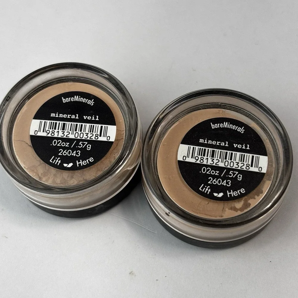 bareMinerals Original Mineral Veil Finishing Powder .02 oz | New (2)